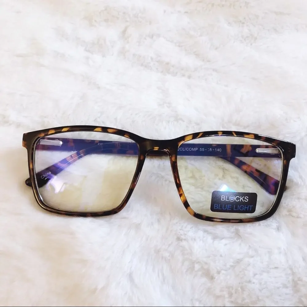 Elena Tortoise Brown Computer Blue Light Glasses